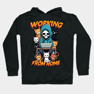 Working From Beyond - Reaper's Home Office Hoodie